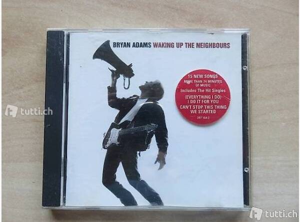 Auktion Schweiz | Bücher & Musik | Bryan Adams - Waking the Neighbours