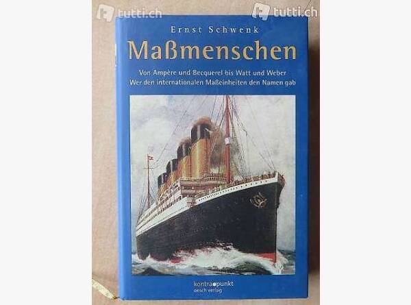 Auktion Schweiz | Bücher & Musik | Massmenschen (Ernst Schwenk)