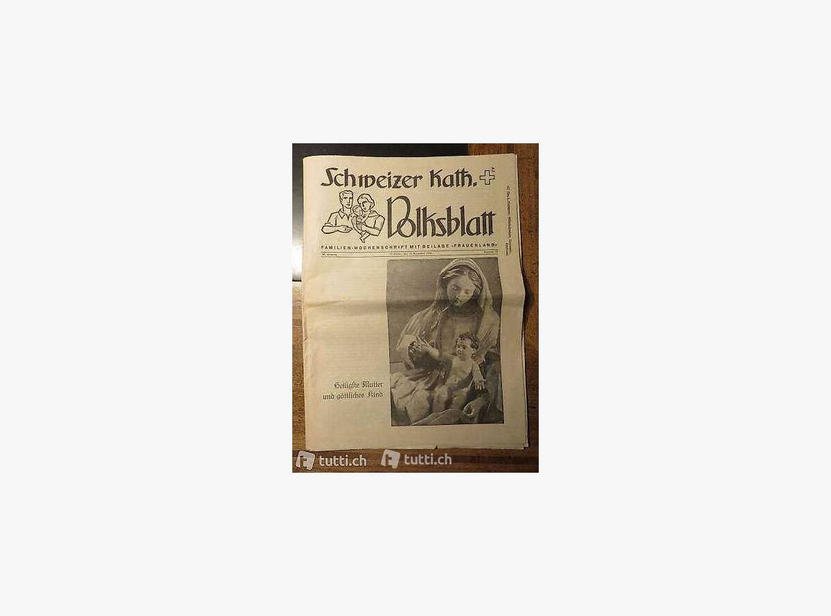Auktion Schweiz | Bücher & Musik | Schweizer Kath. Volksblatt (1955)