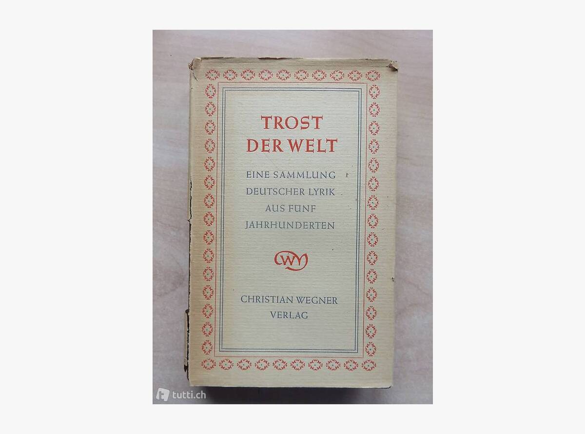 Auktion Schweiz | Bücher & Musik | Trost der Welt