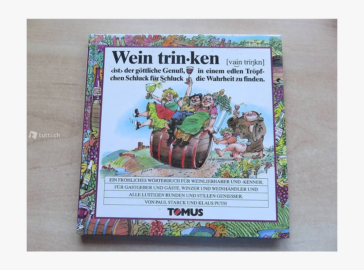 Auktion Schweiz | Bücher & Musik | WEIN TRINKEN (TOMUS)