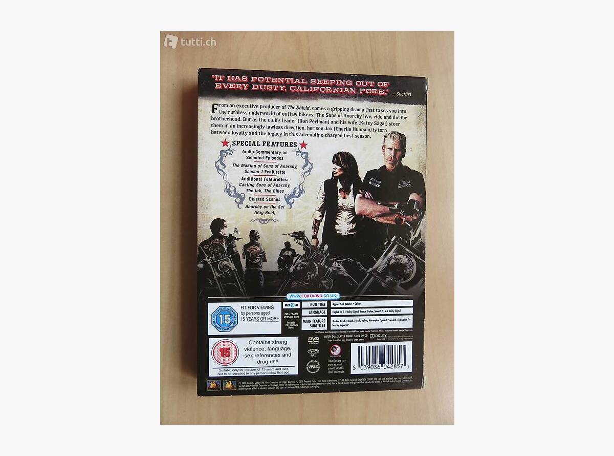 Auktion Schweiz | Filme, DVD & Blu-ray | SONS OF ANARCHY (SEASON ONE)